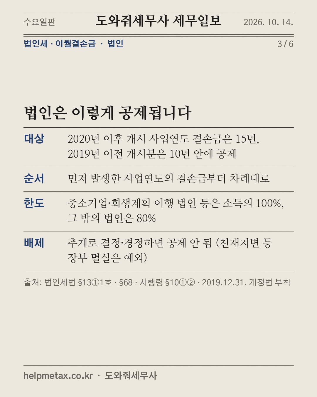 이익 난 해 결손금, 골라 쓸 수 없다 (3/6)
